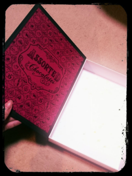 箱を開いたところ