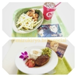 ポテト＆シュリンプとロコモコ